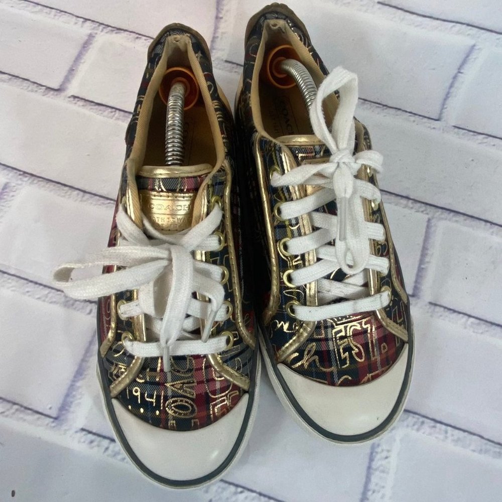 Coach Graffiti Art Sneaker Shoe Barrett - Picture 8 of 12